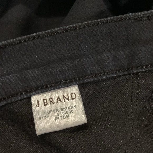 J BRAND Super Skinny Pitch Stretch Jean Jeggings Mid Rise - Picture 6 of 12